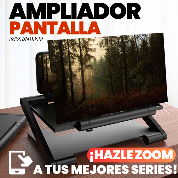 AMPLIADOR DE PANTALLA TIPO LUPA PARA CELULAR + ENVÍO GRATIS