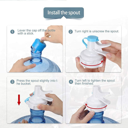 SOPORTE PARA BOTELLON DE AGUA CON GRIFO