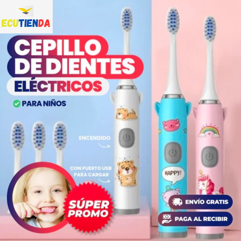 CEPILLO DE DIENTES ELÉCTRICO PARA NIÑOS